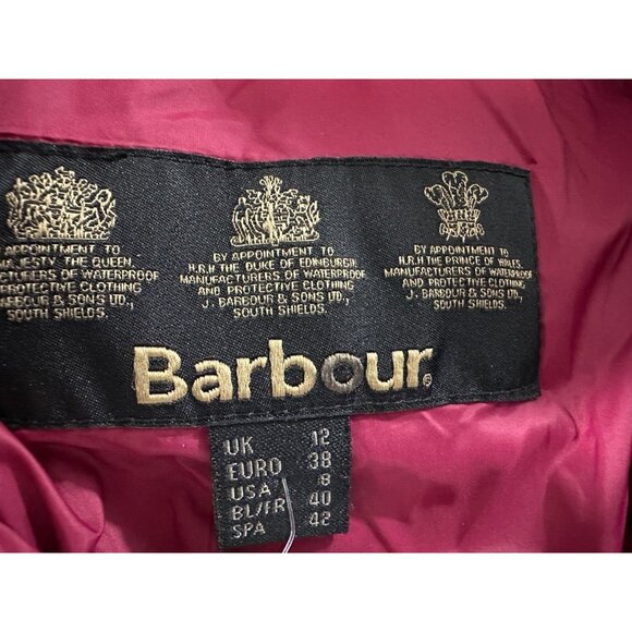 Barbour Gangway Quilt Jacket color navy UK 12 US 8 NWOT - Picture 2 of 11